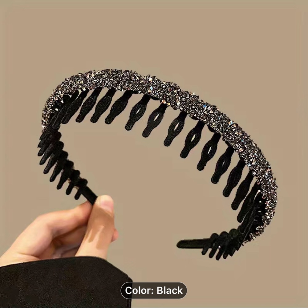 1 of hair band widened toothed comb headwear hairpin